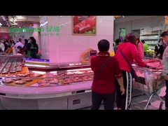 প্যানাসোনিক কম্প্রেসার তাজা মাংস প্রদর্শন কুলার 1200*1180*930mm