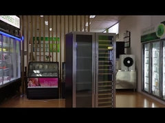 ৩৬০ ডিগ্রি এয়ার ভেন্টিলেশন ওয়াইন রেফ্রিজারেটর ৪১৮L 220V ৫০HZ এবং অটোমেটিক ডিফ্রস্ট সিস্টেমের সাথে