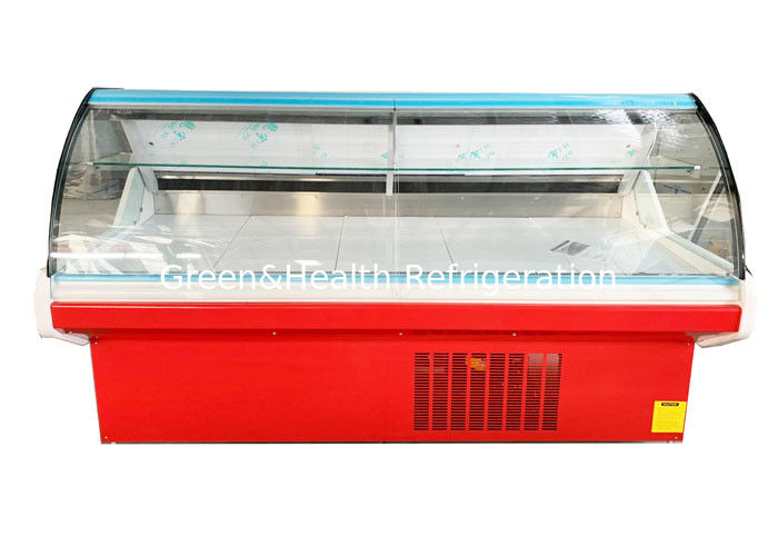 সামনের ফ্লিপ-আপ গ্লাস ডোর এবং LED আলো সহ বাণিজ্যিক 100L ক্ষমতা ডেলি ডিসপ্লে রেফ্রিজারেটর 6500K