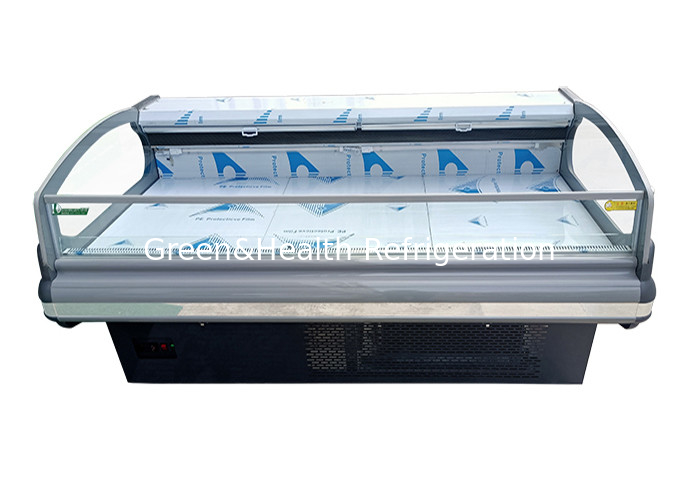 900W ফ্রস্ট ফ্রি সুপারমার্কেট মাংসের দোকানের জন্য তাজা খাবারের শোকেস