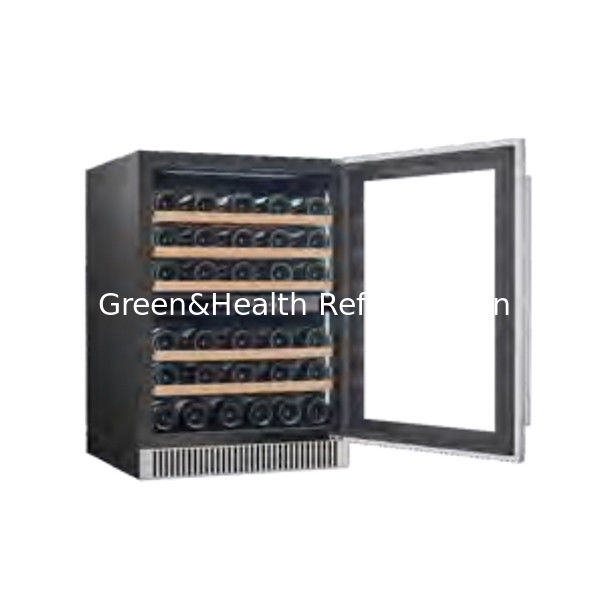 ETL সার্টিফিকেট স্পেস সেভিং ডুয়াল জোন স্টেইনলেস স্টীল ফ্রিজ কুলার ওয়াইন বিয়ার স্টোরেজ জন্য