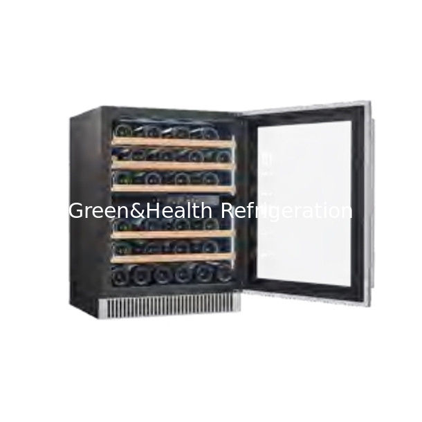 ETL সার্টিফিকেট স্পেস সেভিং ডুয়াল জোন স্টেইনলেস স্টীল ফ্রিজ কুলার ওয়াইন বিয়ার স্টোরেজ জন্য