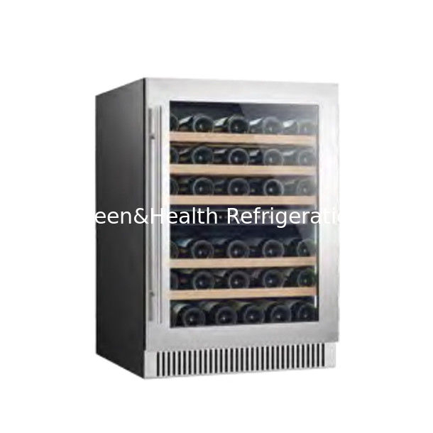 ETL সার্টিফিকেট স্পেস সেভিং ডুয়াল জোন স্টেইনলেস স্টীল ফ্রিজ কুলার ওয়াইন বিয়ার স্টোরেজ জন্য