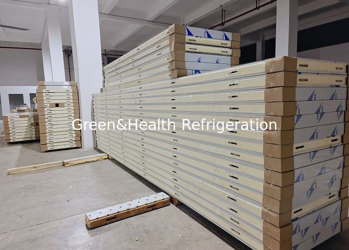 কাস্টমাইজড বাণিজ্যিক ওয়াক ইন ফ্রিজার রেফ্রিজারেটেড কোল্ড স্টোরেজ রুম কসাই মাংস প্রক্রিয়াকরণের জন্য