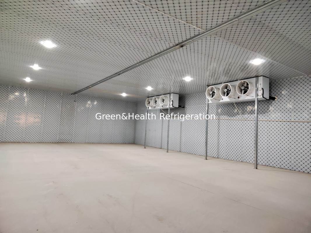 মাংস এবং সামুদ্রিক খাবারের জন্য শক্তি-নিরোধক এবং টেকসই প্যানেল সহ কোল্ড স্টোরেজ রুম