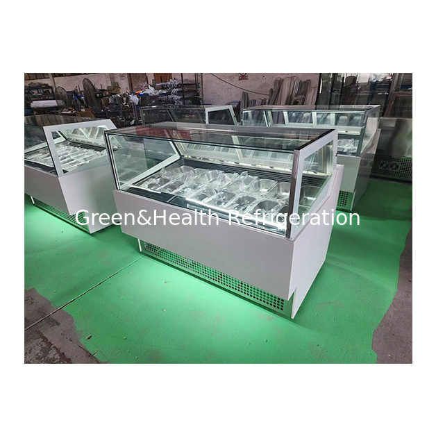 দোকান/দোকান আইসক্রিম রেফ্রিজারেশন স্টোরেজ ডিসপ্লে রেফ্রিজারেটর ফ্রিজার ব্যবহার করে