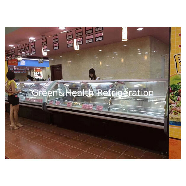 Factory Customized High-Quality Glass Stainless Steel Cooked Food Refrigeration Cabinet Refrigerated Freezer
