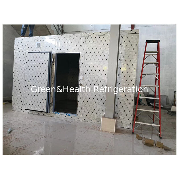 ডিজিটাল ইলেকট্রনিক তাপমাত্রা নিয়ন্ত্রণ এবং স্বয়ংক্রিয় বৈদ্যুতিক ডিফ্রস্ট সহ কাস্টমাইজড হার্ড পলিউরেথেন ফোম কোল্ড স্টোরেজ রুম