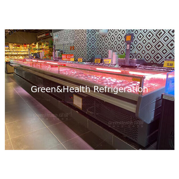অন্তর্নির্মিত আমদানি করা কম্প্রেসার কারখানা সরাসরি বিক্রয় আধা খোলা তাজা মাংসের রেফ্রিজারেটেড ফ্রিজার