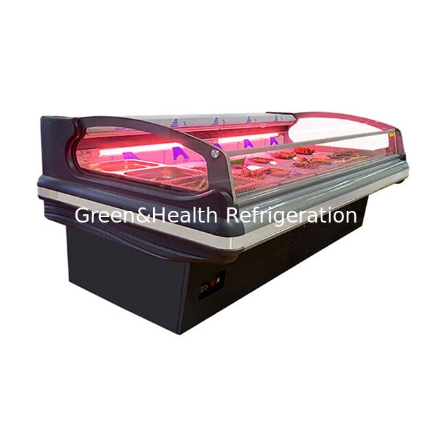 European Style Fashionable High-End External Unit Fresh Meat Storage Display Refrigerated Freezer