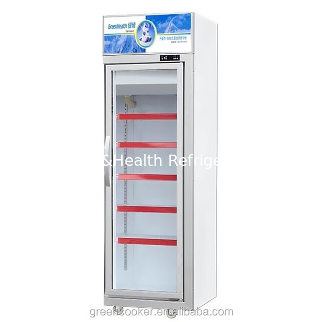 Store Top-Mounted Single Glass-Door Frozen Food Storage And Display Freezer