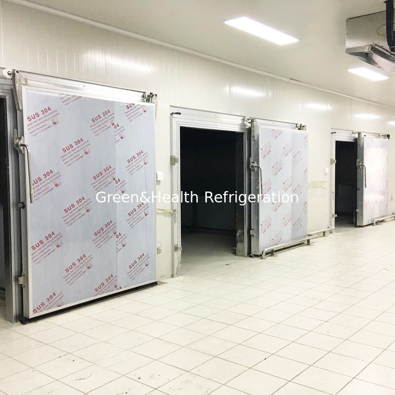 Large Industrial Blast Walk In Freezer Cold Storage Warehouse For Meat Process