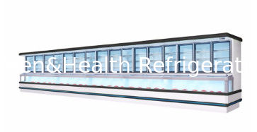 রেস্তোরাঁর সবজি প্রদর্শনের জন্য অটো ডিফ্রস্ট ড্যানফস কম্প্রেসার এবং এলইডি লাইটিং সহ বাণিজ্যিক কম্বাইন্ড কুলার ফ্রিজার