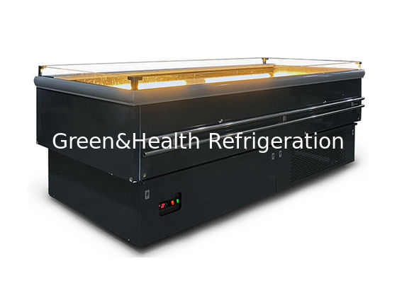 2 থেকে 8℃ বড় ক্ষমতা প্রচার আইটেম খাদ্য প্রদর্শন রেফ্রিজারেটর খোলা টাইপ