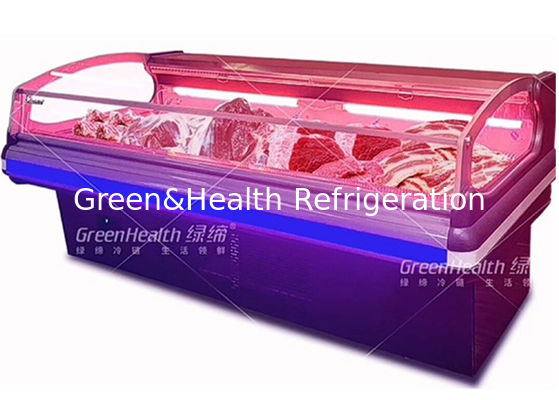 ডায়নামিক কুলিং মিট ডিসপ্লে ফ্রিজ বিগ ক্যাপাসিটি প্লাগ ইন সিস্টেম