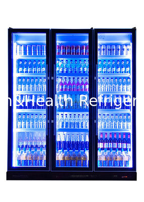 3 ডোর গ্লাস লাক্সারি কাস্টম বার ফ্রিজ এনার্জি কোল্ড ড্রিংক রেফ্রিজারেটর