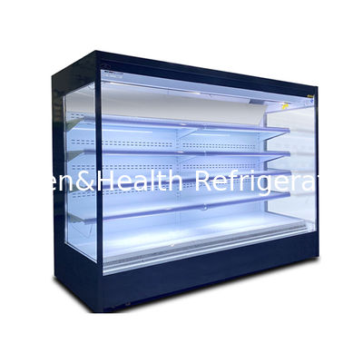 পানীয় ফলের জন্য খাড়া বাণিজ্যিক বড় খোলা ডেক চিলার