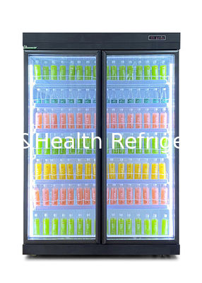 সুইং ডোর সহ ফ্যান কুলিং কমার্শিয়াল ডিসপ্লে চিলার স্বয়ংক্রিয় ডিফ্রস্ট