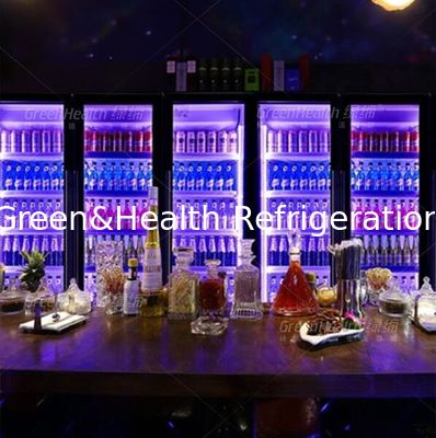 কোলা বেভারেজ ড্রিঙ্কসের জন্য অটো রিবাউন্ড সুইং ডোর কমার্শিয়াল ডিসপ্লে চিলার