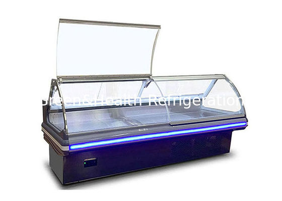R290 বাণিজ্যিক ডেলি ডিসপ্লে শো কেস রেফ্রিজারেটর সরঞ্জাম ফ্রিজ মাশার জন্য