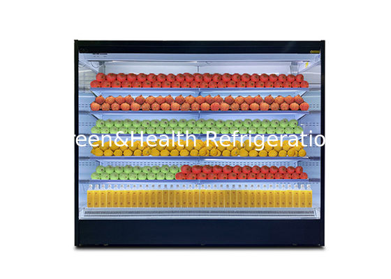 রিমোট কুলিং মাল্টি ডেক ওপেন চিলার সেমি উল্লম্ব হোটেল জন্য