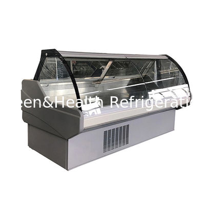 ড্যানফস কমপ্রেসার ডেলি ডিসপ্লে রেফ্রিজারেটর / মাংসের কাউন্টার ডিসপ্লে ফ্রিজ