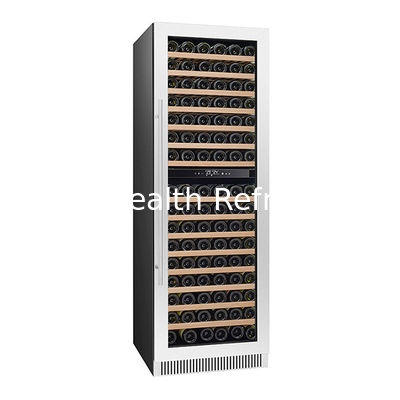 ইটিএল শংসাপত্র 326 ইউনিট দুটি গ্লাস দরজা দিয়ে সজ্জিত তিনটি স্বাধীন তাপমাত্রা ওয়াইন কুলার