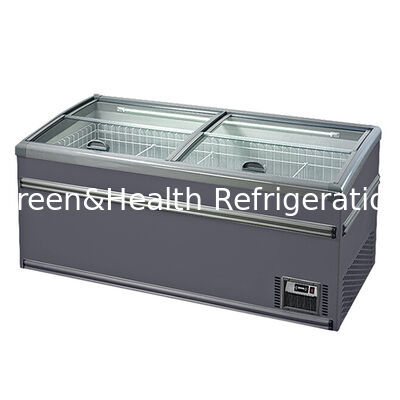 স্টোরেজ টাইপ গভীর ফ্রিজার বাণিজ্যিক বড় আকারের পণ্য স্টোরেজ দ্বীপ ফ্রিজার