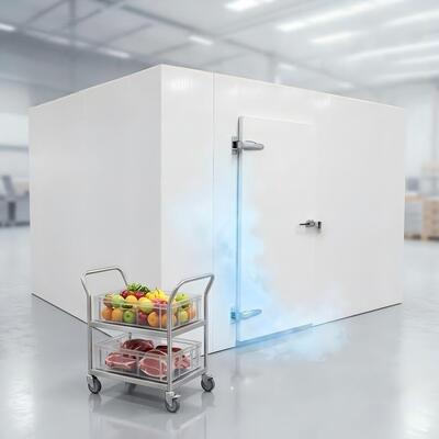 Meat Cold Storage Room Walk In Freezer With Insulation Panels For Meat And Seafood