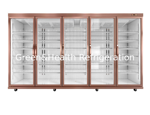 সামঞ্জস্যযোগ্য রাক ডিজিটাল তাপমাত্রা 3300 এল গ্লাস ডোর ফ্রিজ