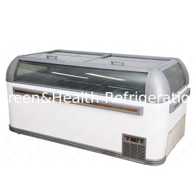 পেইন্টিং স্টিল এলইডি লাইটিং R134a বাণিজ্যিক ডিপ ফ্রিজার