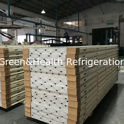 কোল্ড রুম টিম্বার লুক রেফ্রিজারেশন প্যানেল ক্যামলক প্যানেলের জন্য পু স্যান্ডউইচ প্যানেল